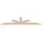 Ekena Millwork Saratoga Smooth Timber Gable Bracket, Douglas Fir, 96"W x 24"H x 1 1/2"D x 5 1/2"F, 6/12 Pitch GBW096X24X0206SAR00SDF - alternate 4